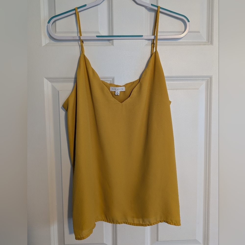 3 For $25 🌻 Socialite Mustard Camisole Top